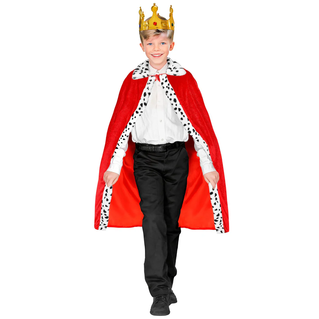 King cape and crown set