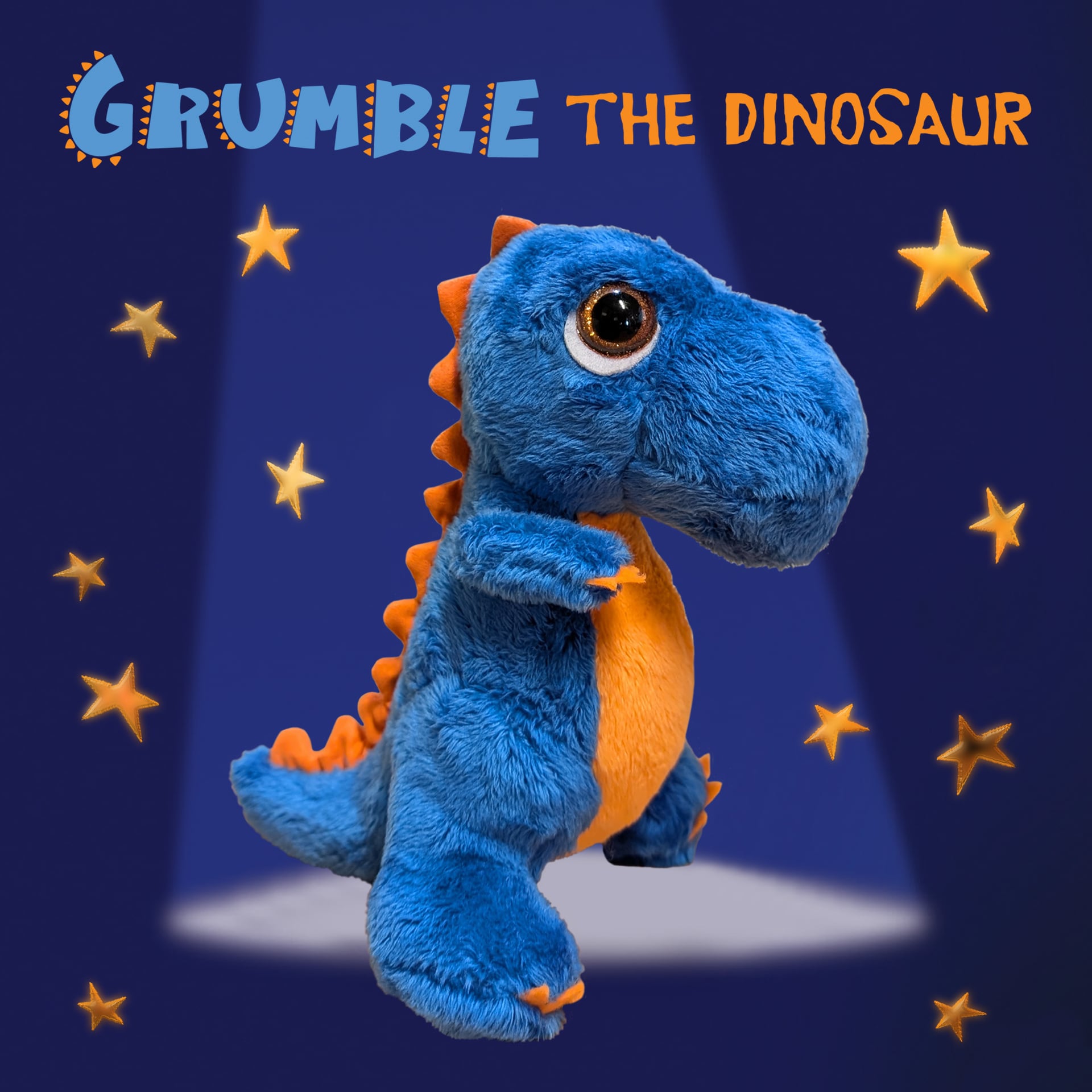 Grumble soft toy Dinosaur