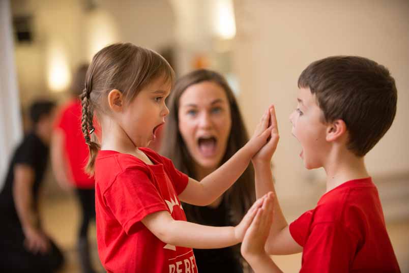 Performance for children. Performance for children